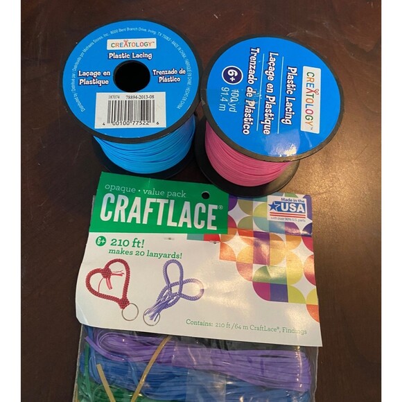 Creatology CraftLace lanyard plastic string lacing cord lot - Picture 3 of 5